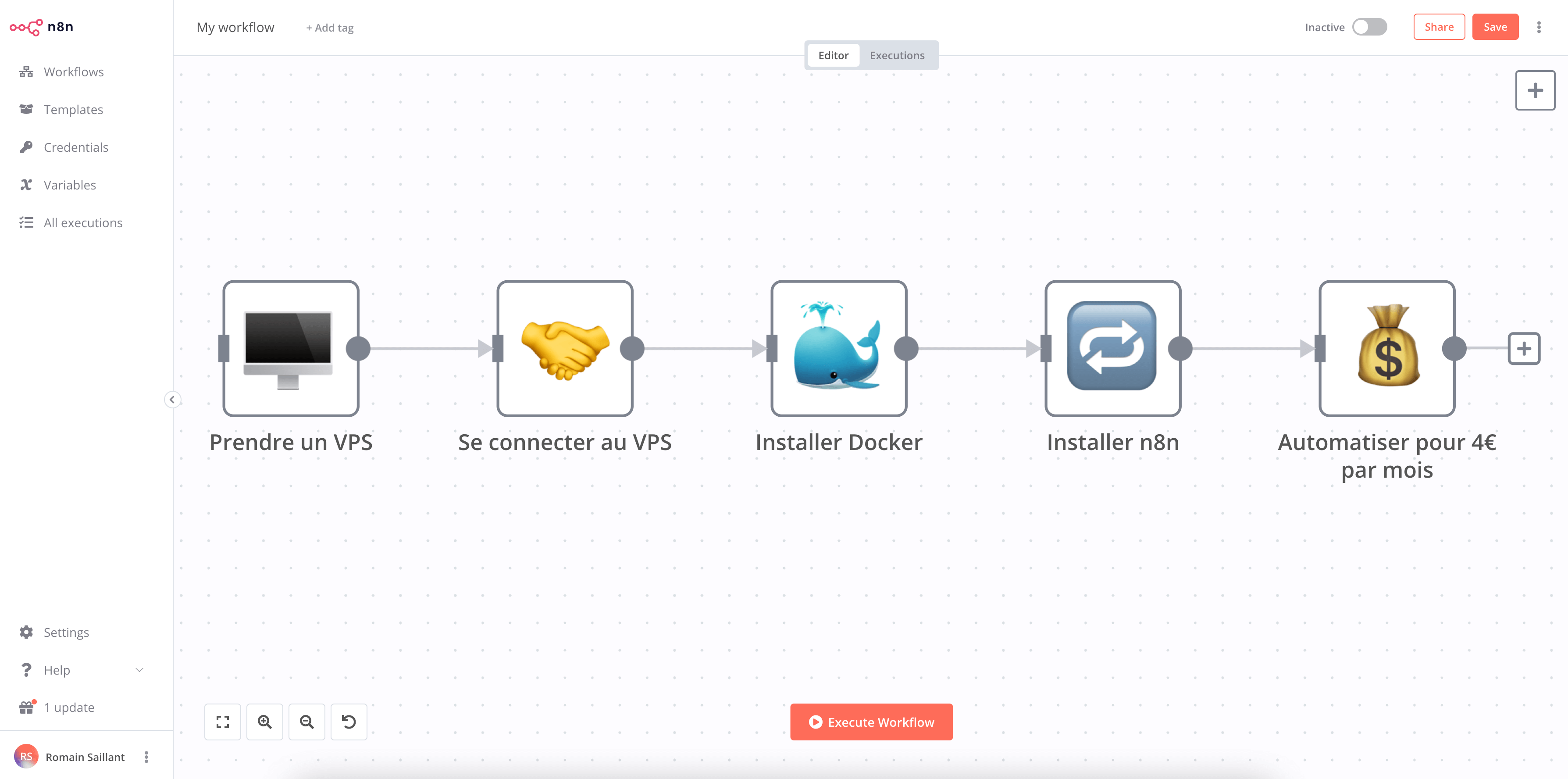Comment installer n8n sur un serveur